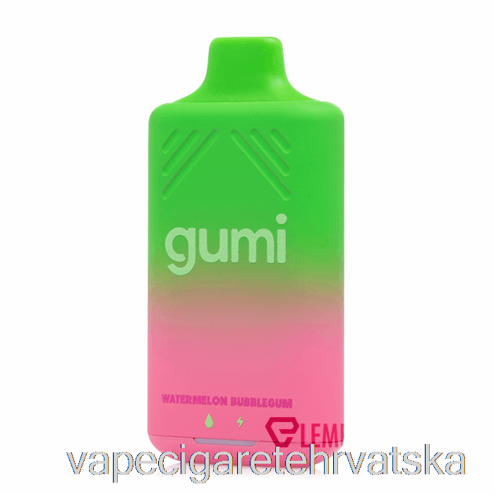 Vape Hrvatska Gumi Bar 8000 Disposable Watermelon Bubblegum